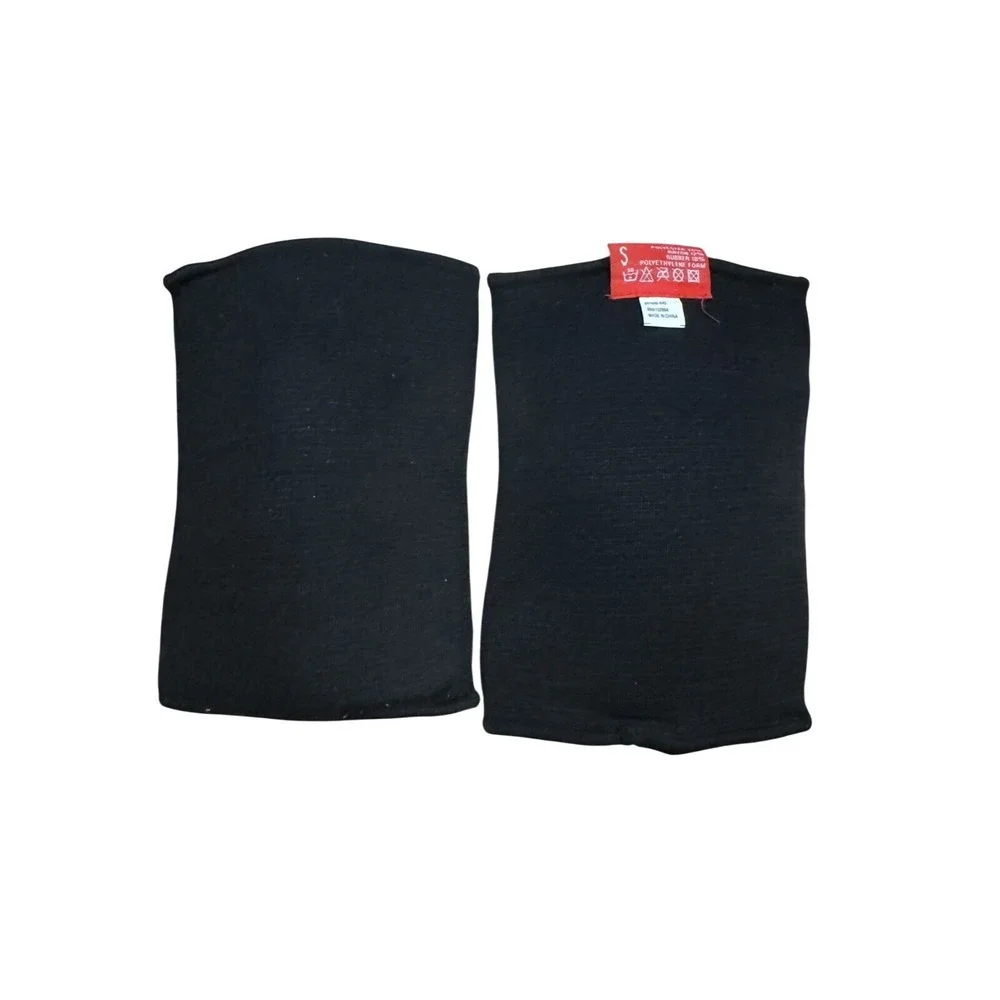 Black Elastic Wrist Brace Support Sleeves Pair‎ Compression